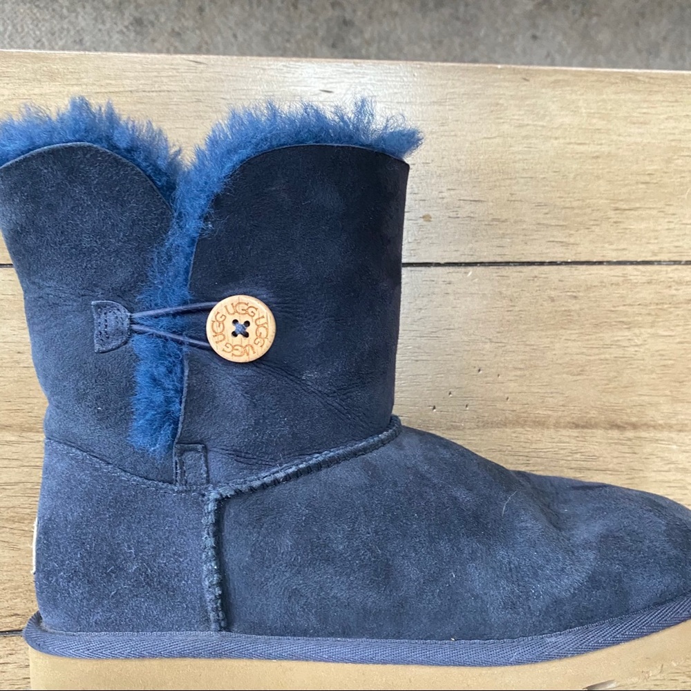 UGG Mini Bailey Button II Genuine Sherling Boot - Picture 6 of 8